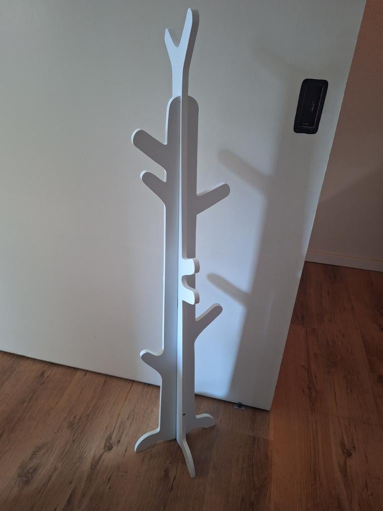 Kinderkapstok Houten Boom - Wit, Ophalen, Gebruikt, 100 tot 150 cm, Kinderkapstok