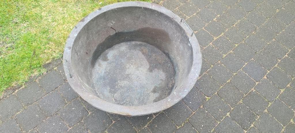 Ton zink rond, Tuin en Terras, Ophalen, Gebruikt, Rond, Metaal