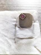 Prachtige antieke zilveren zegels ring., Verzenden, Zilver, Ring