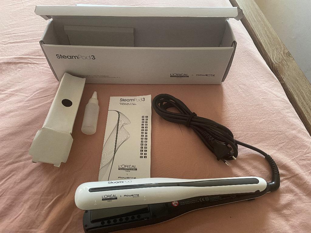 Steampod 3.0 stoomstijltang, Sieraden, Tassen en Uiterlijk, Uiterlijk | Haarverzorging, Ophalen, Zo goed als nieuw, Krultang of Stijltang