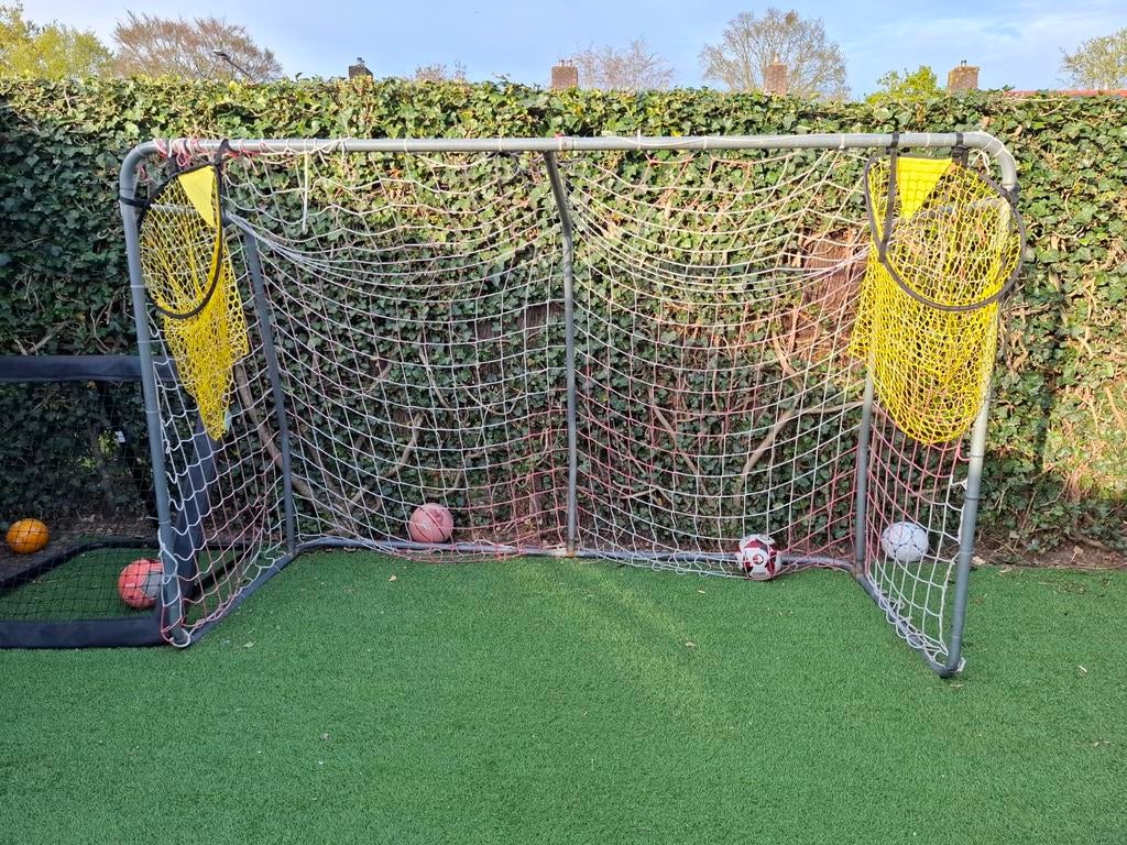 Voetbaldoel met net - Prima staat, Ophalen, Gebruikt, Overige typen