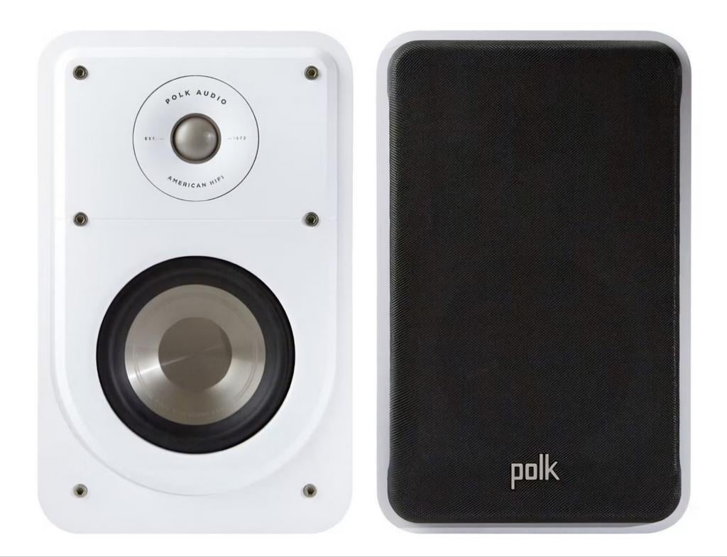 Polk,  speakers nieuw. Gebroken wit met houtnerf, Overige merken, Nieuw, Ophalen of Verzenden, Minder dan 60 watt