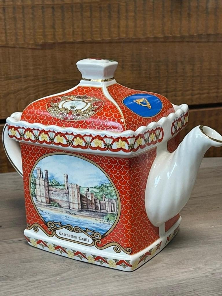Unieke Vintage Sadler Porseleinen Theepot, Ophalen of Verzenden