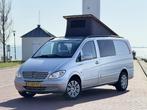 Mercedes-Benz V6 Camper/Automaat/4 gordels/Nieuwe APK+Beurt/, Auto's, Stof, Zwart, 4 stoelen, 2500 kg