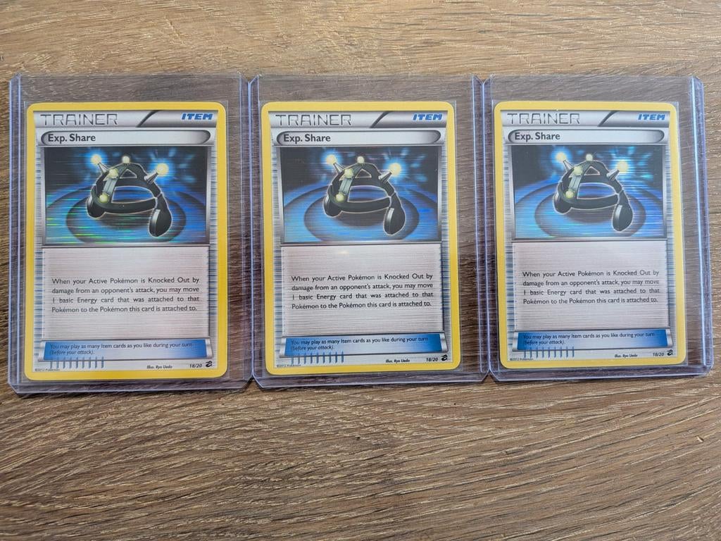 Exp. Share uit Dragon Vault 18/20, Ophalen of Verzenden, Zo goed als nieuw, Losse kaart, Foil