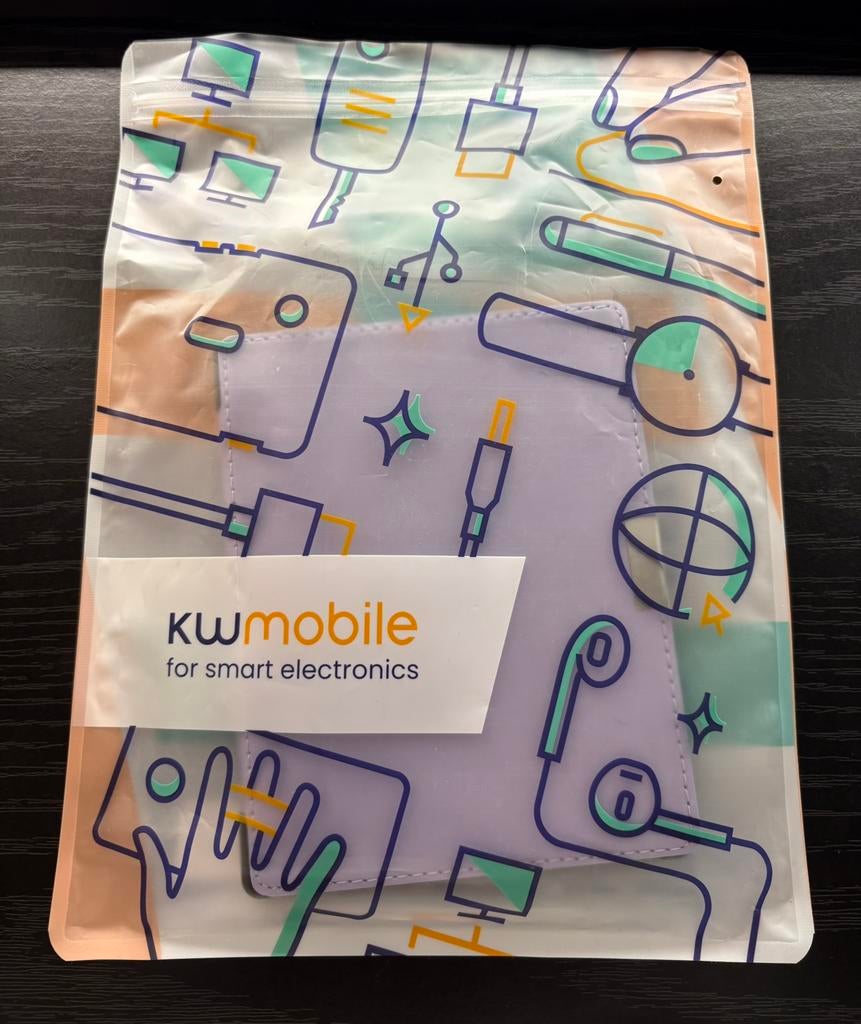 Leather Flip Case Lavendel Aura editie 1, Computers en Software, E-readers, Ophalen, Nieuw, Kwmobile