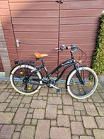 Beach cruiser 26 inch - Zwart met bruin zadel, Fietsen en Brommers, Gebruikt, Versnellingen, Minder dan 47 cm, Ophalen