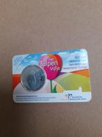 Zwaar verzilverde € 5 , - Munt Het tulpen vijfje, Postzegels en Munten, Munten | Nederland, Ophalen of Verzenden, Koningin Beatrix