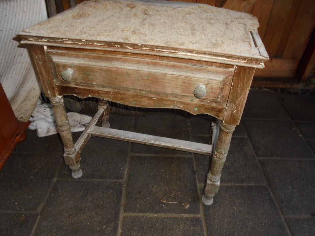 tafeltje, Huis en Inrichting, Ophalen, Minder dan 55 cm, Gebruikt, Rond