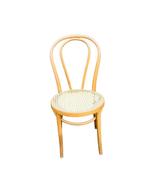 Vintage retro blonde Thonet stoel jaren 70, Huis en Inrichting, Ophalen of Verzenden, Zo goed als nieuw, Bruin, Eén