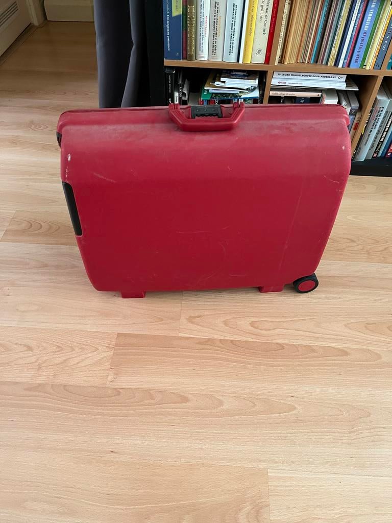 Samsonite Koffer - Rood, Gebruikt, Sieraden, Tassen en Uiterlijk, Tassen | Reistassen en Weekendtassen, Gebruikt, Rood, 60 tot 80 cm