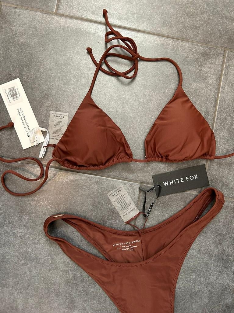 (NIEUW) BIKINI VAN WHITE FOX MAAT M, Kleding | Dames, Bruin, Nieuw, Ophalen of Verzenden, Bikini