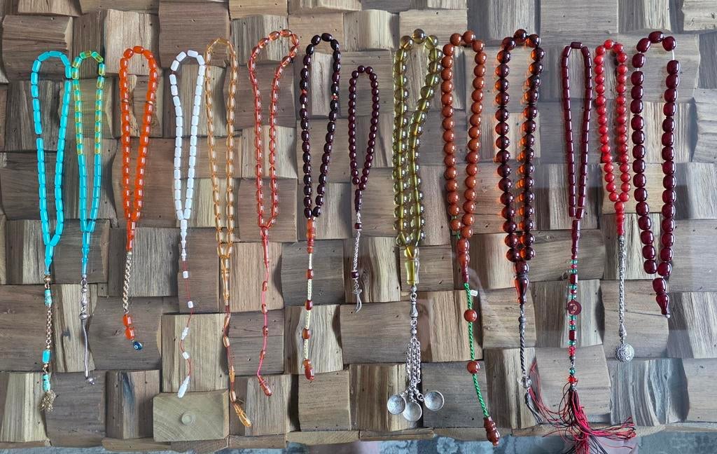 Mooie gebed tesbih kettingen, Kunststof, Verstelbaar, Overige kleuren, Nieuw