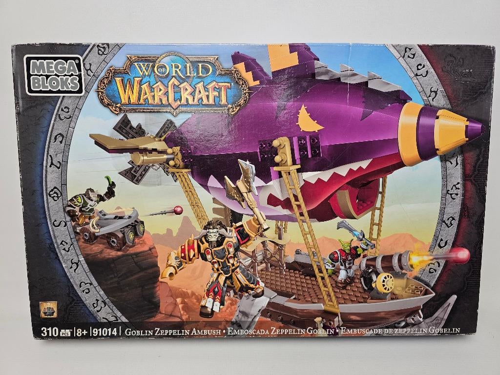 # MegaBloks World of Warcraft Goblin Zeppelin Ambush, Ophalen of Verzenden, Zo goed als nieuw