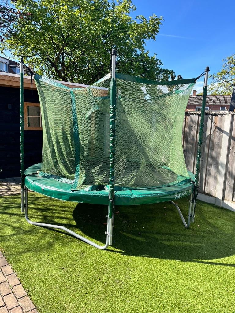 Trampoline Pro-Line Avyna (300), Kinderen en Baby's, Speelgoed | Buiten | Trampolines, Ophalen, Gebruikt