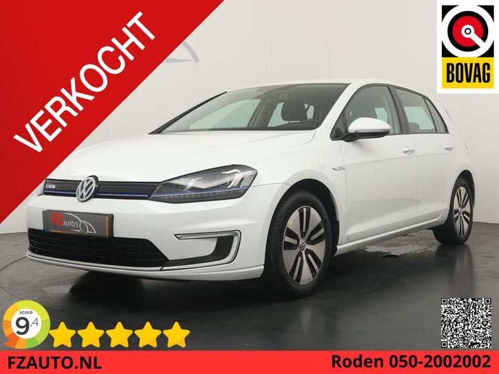 Volkswagen e-Golf - Automaat - Navigatie - Cruise Control -, Auto's, Volkswagen, Bedrijf, Te koop, Golf, ABS, Achteruitrijcamera