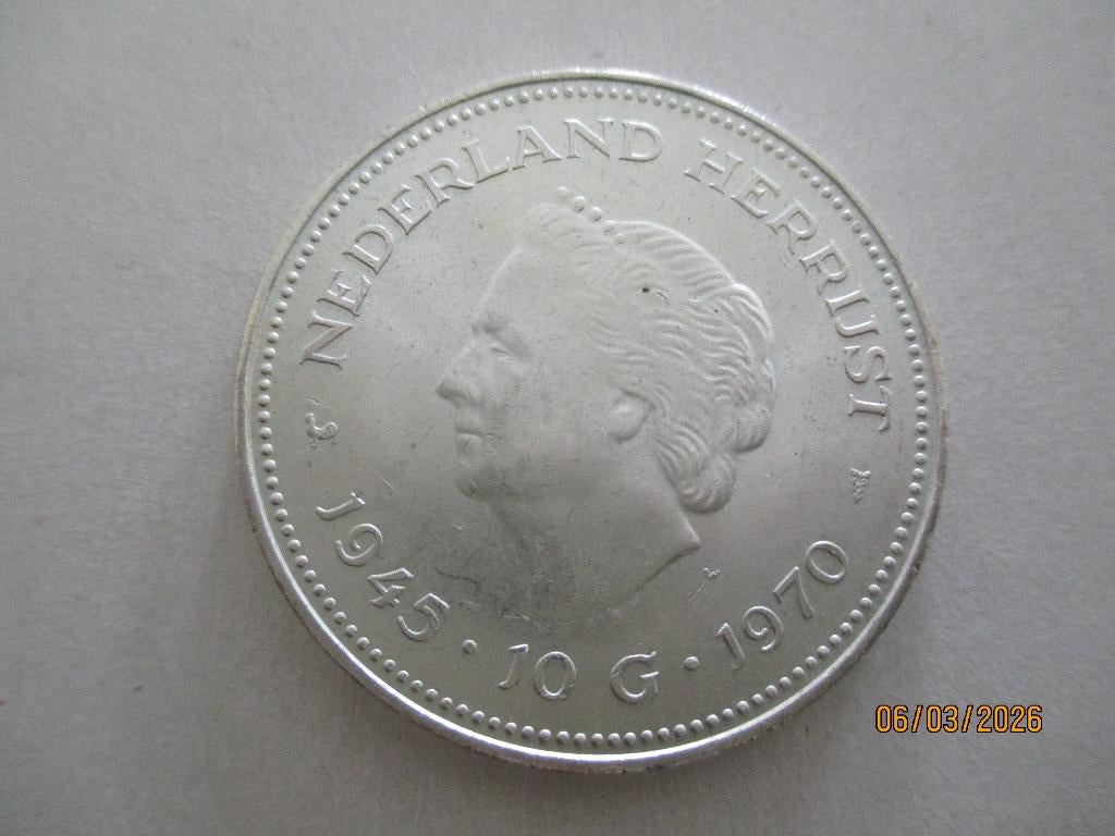 munten, Koningin Juliana, Zilver, Ophalen of Verzenden, Losse munt