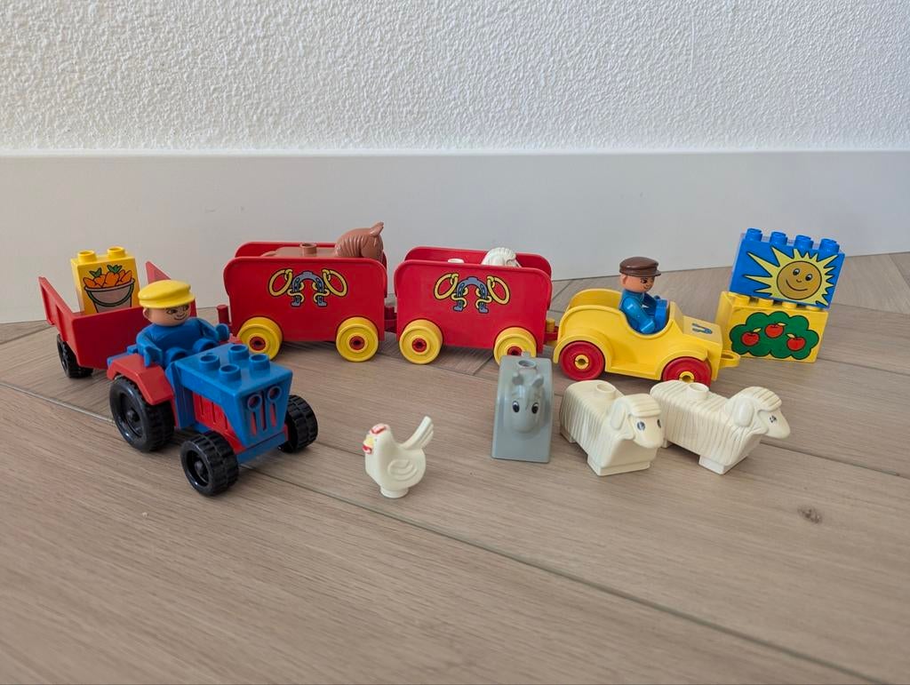 Duplo Lego voertuigen boerderij 2, Ophalen of Verzenden, Zo goed als nieuw