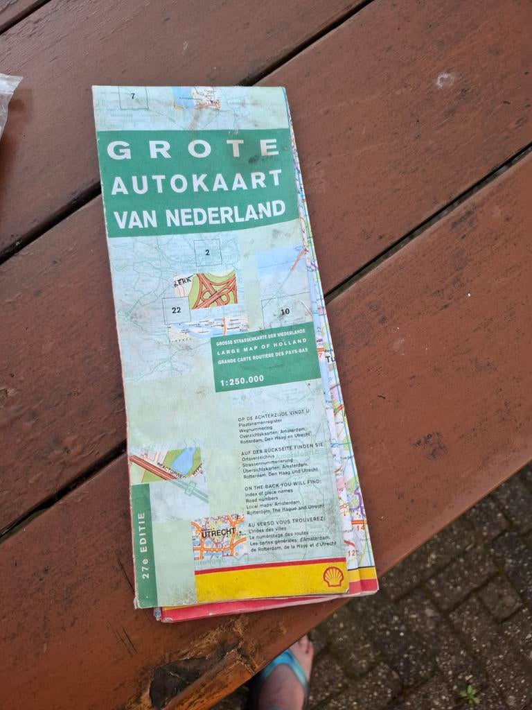 Grote Autokaart van Nederland 27e editie, Boeken, Atlassen en Landkaarten, Ophalen of Verzenden