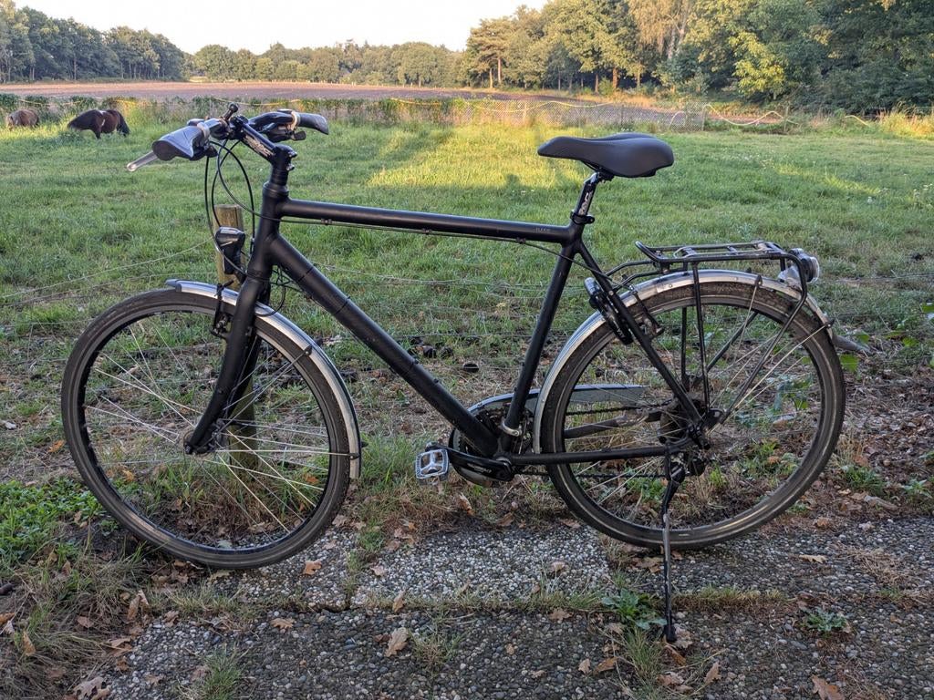 Staiger trekkingbike - Ketting trapt door, Ophalen, Gebruikt, Meer dan 20 versnellingen, Overige merken