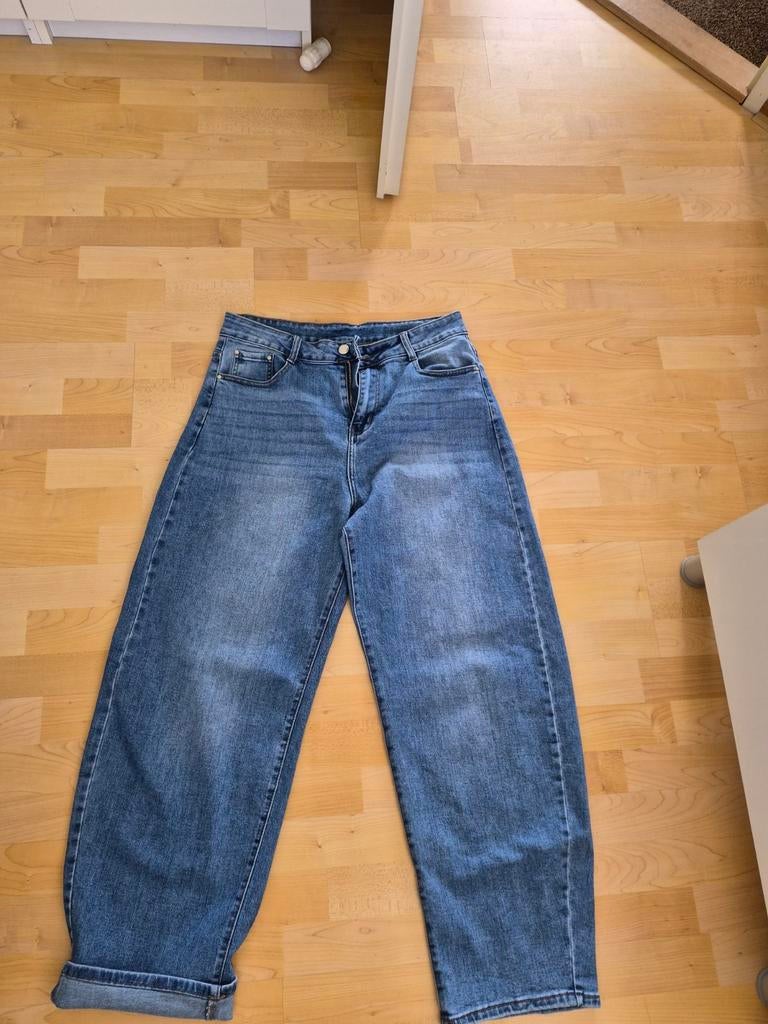 Barrel/balloon spijkerbroek maat 40, Kleding | Dames, Spijkerbroeken en Jeans, Ophalen of Verzenden, Zo goed als nieuw, Blauw