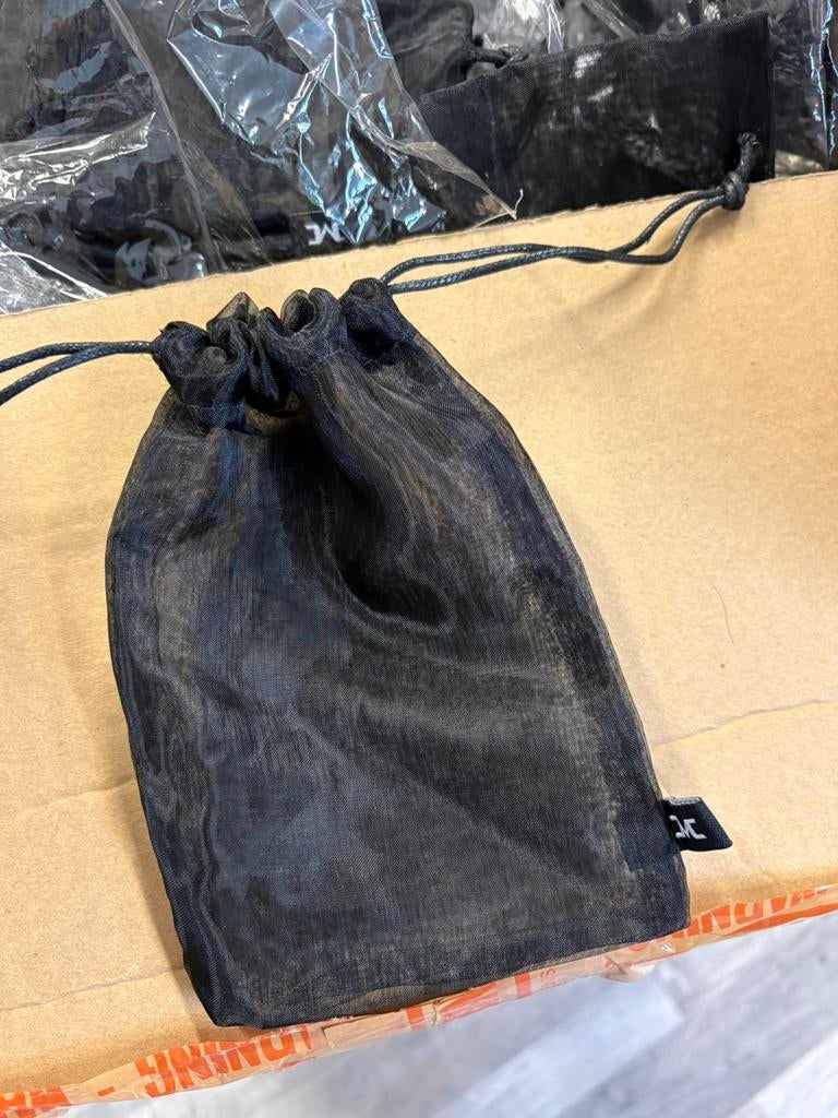 2.000 Zakjes Kralen en Sieradenzakjes Organza 10x15 cm Zwart, Ophalen of Verzenden, Nieuw, Kraal