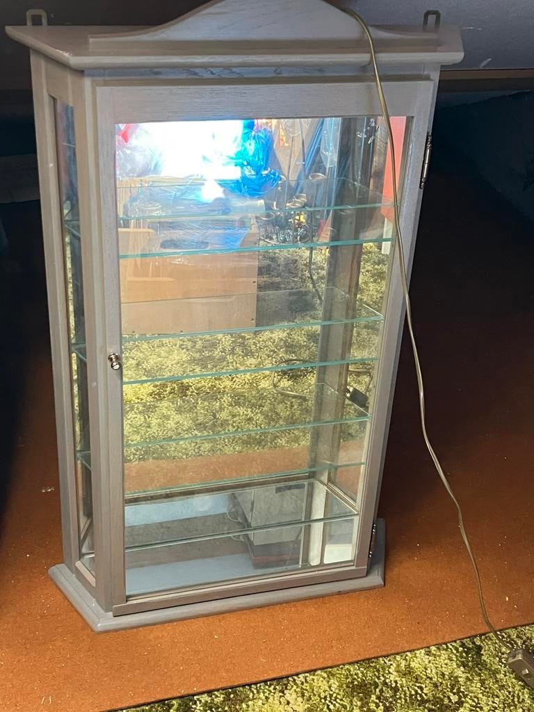 Prachtig kasje met verlichting, Huis en Inrichting, Kasten | Overige, Ophalen, Zo goed als nieuw