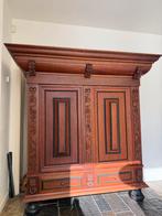 Antieke Mechelse kast – rijk houtsnijwerk, Ophalen