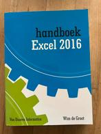 Handboek Excel 2016 - Wim de Groot (Nieuw), Boeken, Ophalen of Verzenden, Nieuw, Software
