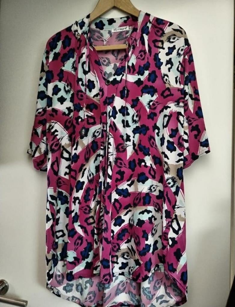 Magna tuniek met luipaardprint, maat 48, Maat 46/48 (XL) of groter, Nieuw, Ophalen of Verzenden, Magna