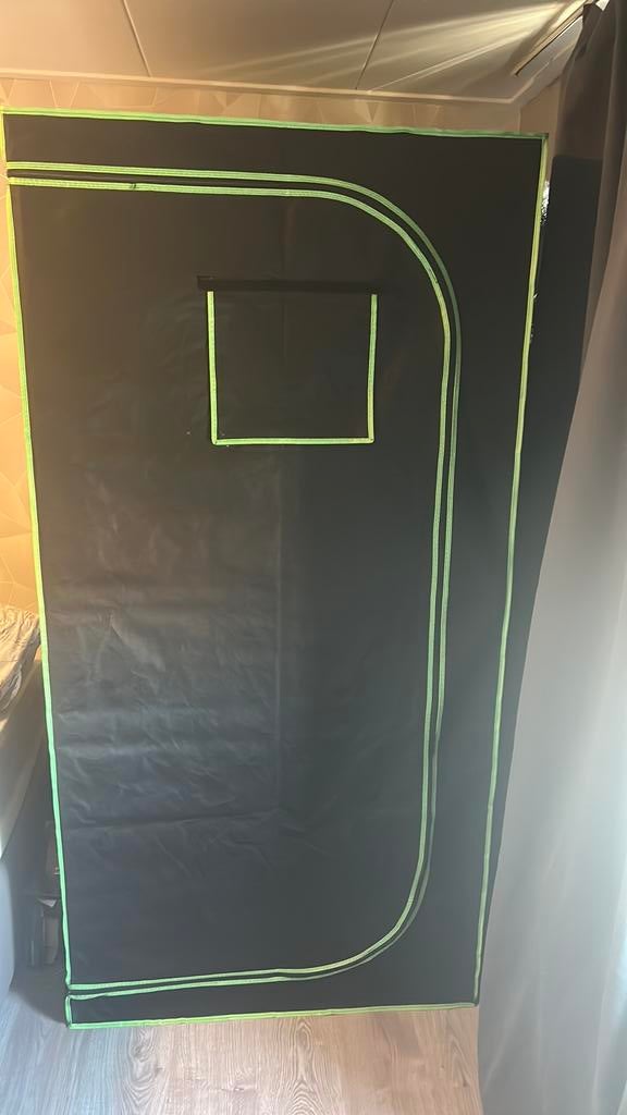 Kweektent 100x100x200, Tuin en Terras, Kweekspullen, Ophalen of Verzenden, Zo goed als nieuw, Kweektent