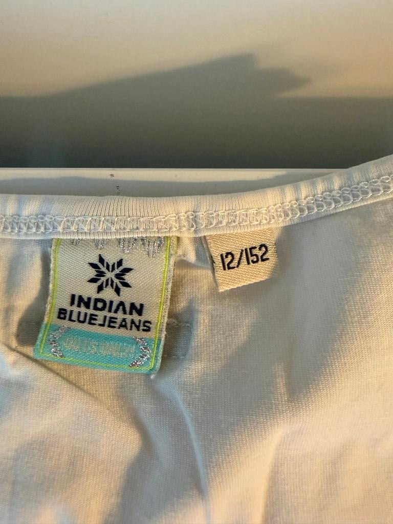 Indian Blue Jeans Top Maat 152 met Auto Print, Kinderen en Baby's, Kinderkleding | Maat 152, Ophalen of Verzenden, Zo goed als nieuw