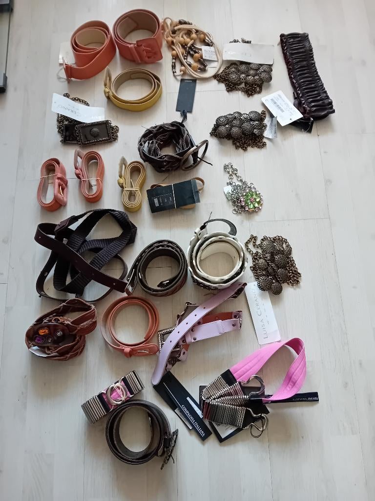 partij dames riemen, Kleding | Dames, Overige kleuren, Echt leder, Diverse, Nieuw