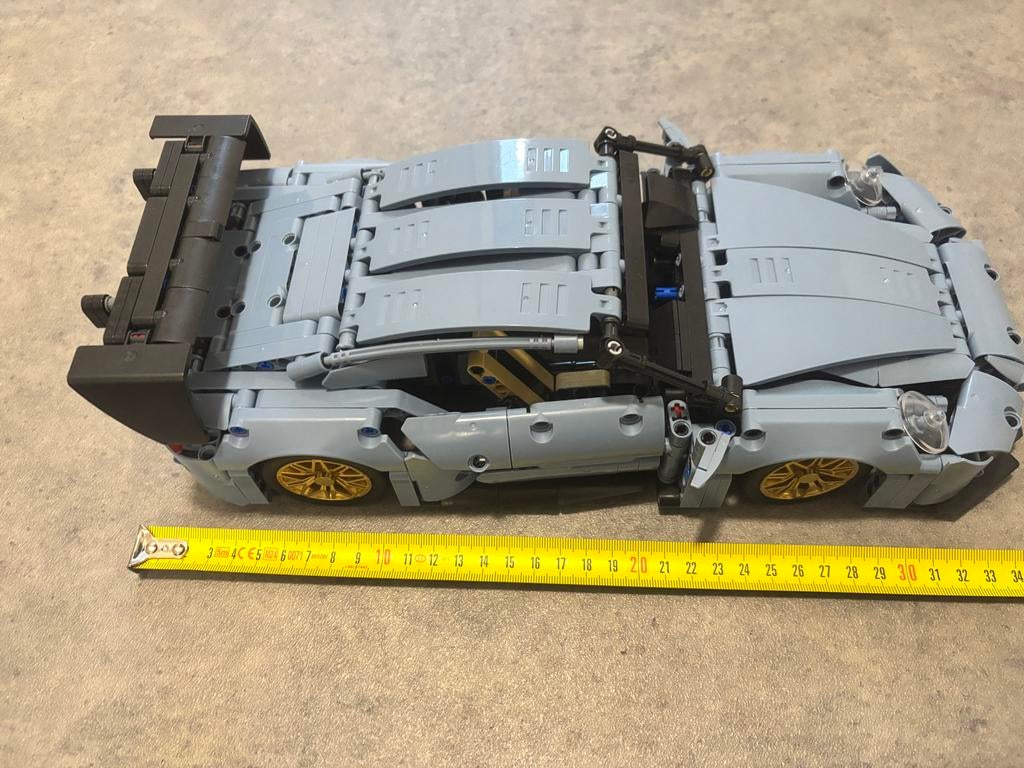 Blokken Race Auto Schaal 1:14 - 973 Stukjes Gebouwd, Ophalen of Verzenden, Zo goed als nieuw, Overige merken