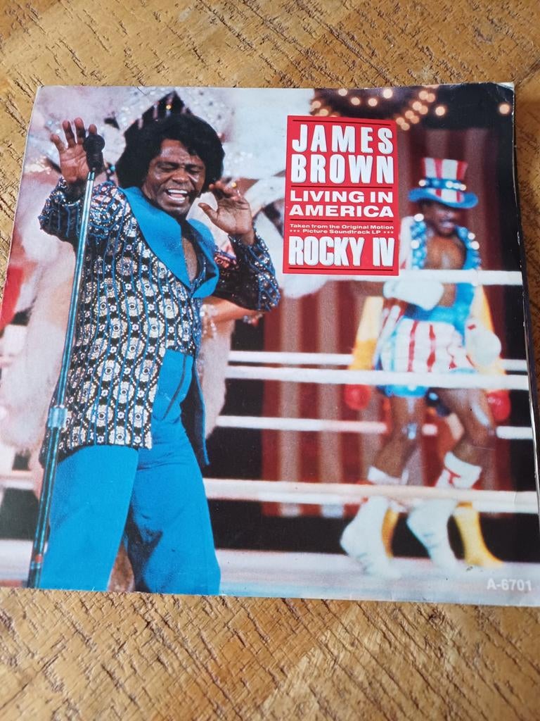 James Brown  (Rocky IV) Single, Ophalen of Verzenden, Gebruikt