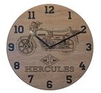 Themaklok met een Hercules K50RL brommer als thema, Ophalen of Verzenden, Nieuw, Wandklok