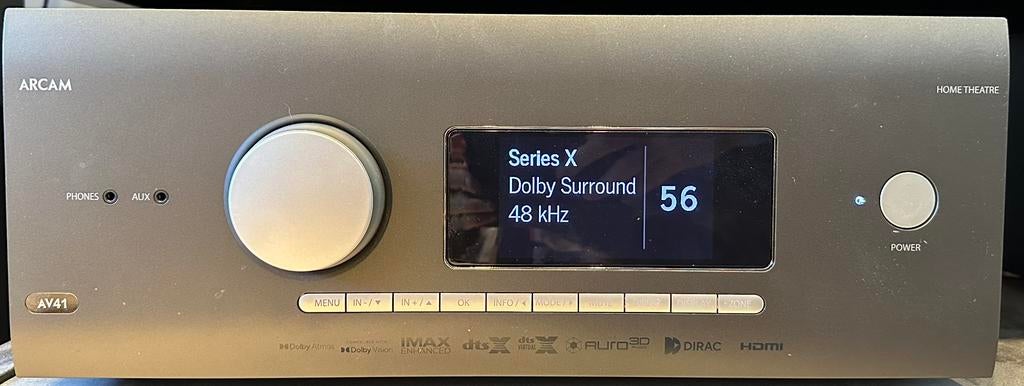 Arcam AV41 AV-processor + Dirac Live Bass Control, Ophalen of Verzenden, Zo goed als nieuw, Overige merken