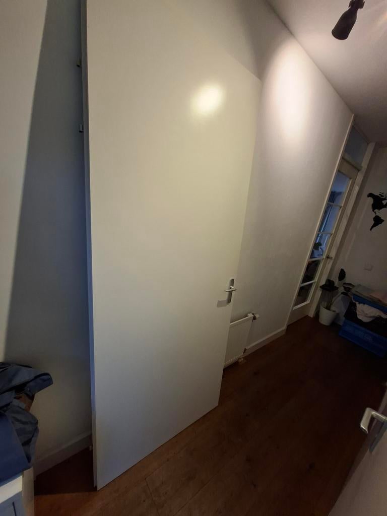 Kamerdeur 231,5 x 95 x 4 en is wit