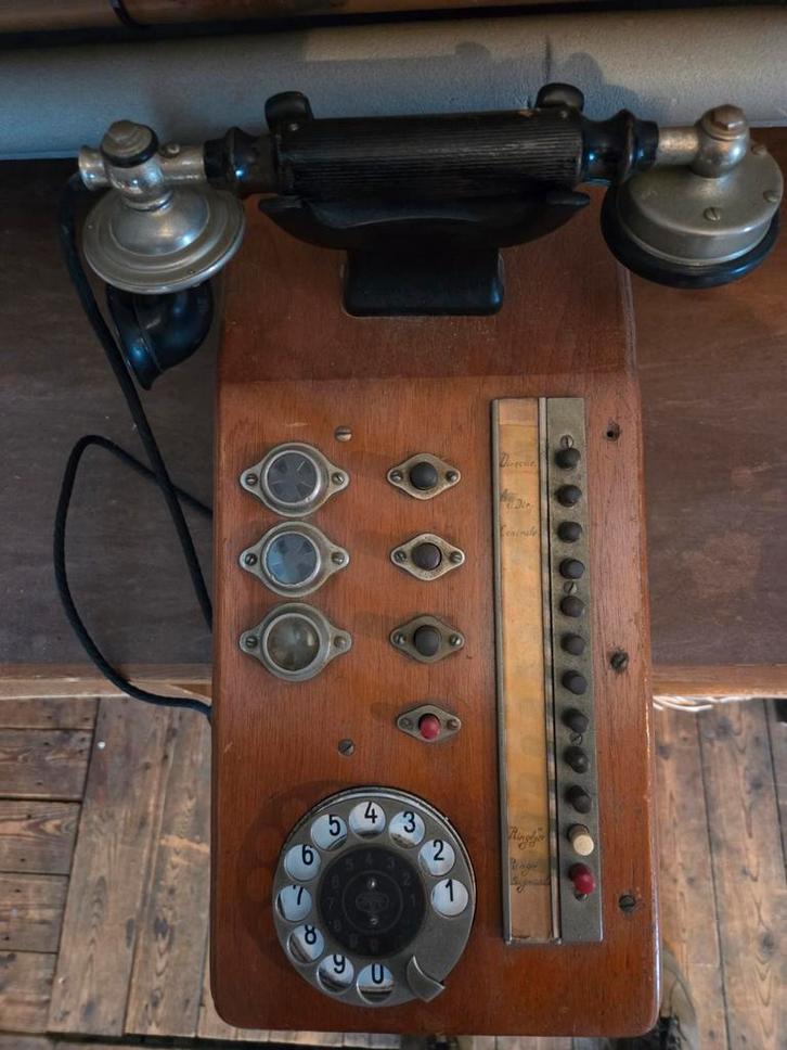 Antieke houten telefooncentrale Honig Nijmegen, Telecommunicatie, Telefooncentrales, Ophalen