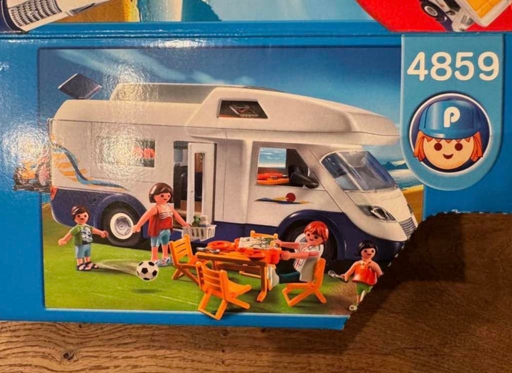 Playmobil camper 4859, Ophalen of Verzenden, Zo goed als nieuw, Jongen of Meisje