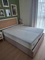 Compleet bed inclusief matrassen, Ophalen, Beige, Tweepersoons, 140 cm