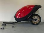 Aerodynamische éénwielige motor aanhanger, Ophalen, Gebruikt