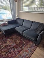 Bank met lounge, Ophalen, Modern op pootjes, Gebruikt, Driepersoons