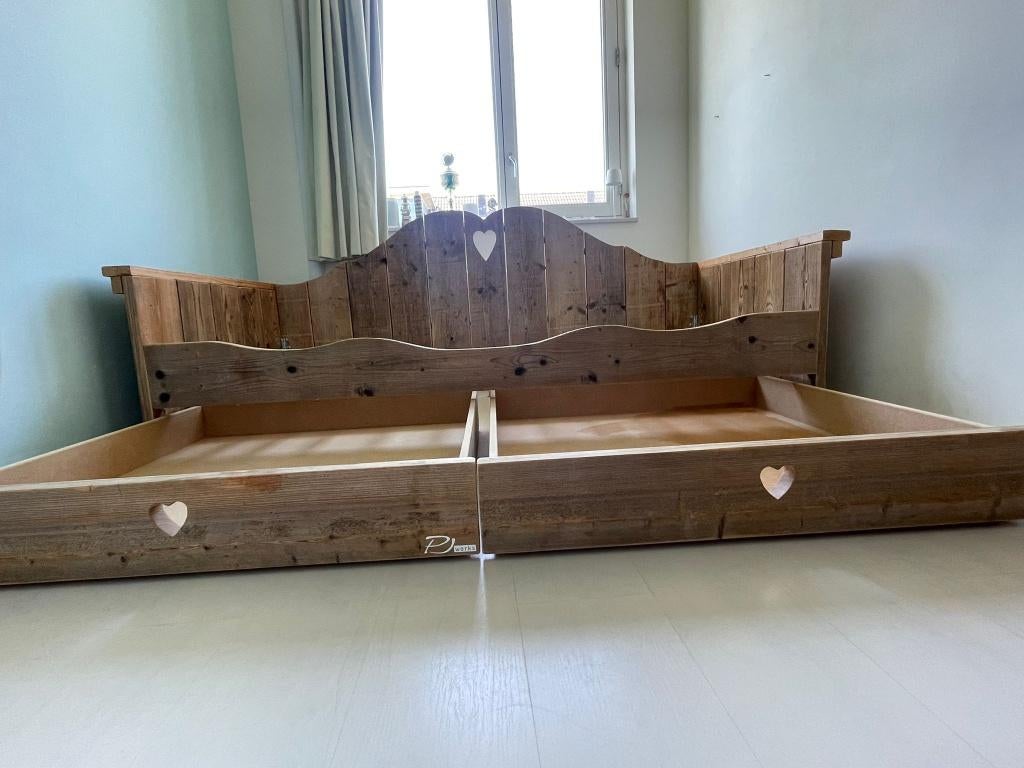 Bed, Ophalen, Gebruikt, 90 cm, Eenpersoons