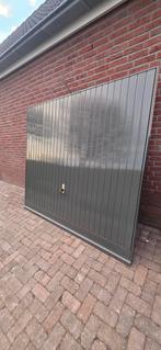 Garagedeur gratis mahonie hout, Ophalen, Gebruikt, 120 cm of meer, Garagedeur