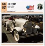 Ma15 Autokaart hudson super six, Ophalen of Verzenden, Zo goed als nieuw, Auto's