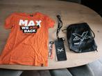 Max Verstappen F1 Merchandise Set - T-shirt, Tas & Lanyard, Maat 48/50 (M), Ophalen of Verzenden, Zo goed als nieuw, Oranje