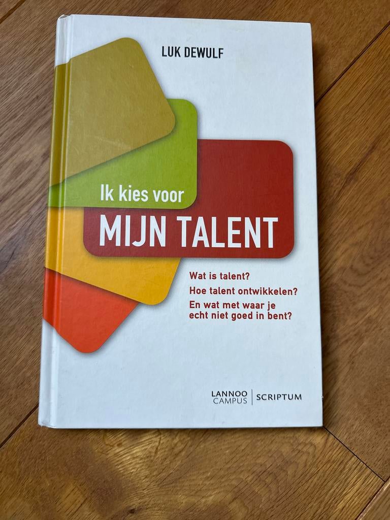 Ik kies voor MIJN TALENT - Luk Dewulf, Ophalen of Verzenden, Zo goed als nieuw