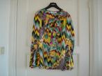 Jeff Galliano blouse maat 2 valt als M veelkleurig France, Ophalen, Nieuw, Maat 38/40 (M), Overige kleuren