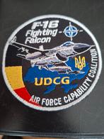 F-16 Fighting Falcon UDCG AFCC Oekraïne steun België patch, Ophalen of Verzenden, Patch, Badge of Embleem